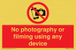 PV7869: No photography or filming using any device