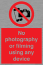 PV7869: No photography or filming using any device