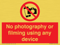 PV7869: No photography or filming using any device
