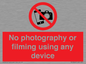 PV7869: No photography or filming using any device