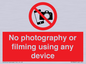 PV7869: No photography or filming using any device