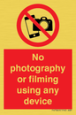 PV7869: No photography or filming using any device