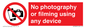 PV7869: No photography or filming using any device