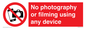 PV7869: No photography or filming using any device