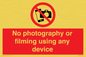 PV7869: No photography or filming using any device