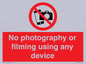 PV7869: No photography or filming using any device
