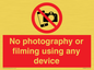 PV7869: No photography or filming using any device