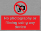 PV7869: No photography or filming using any device