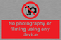 PV7869: No photography or filming using any device