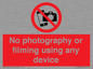 PV7869: No photography or filming using any device
