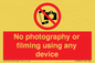 PV7869: No photography or filming using any device