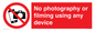 PV7869: No photography or filming using any device