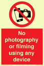 PV7869: No photography or filming using any device