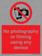 PV7869: No photography or filming using any device