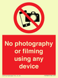 PV7869: No photography or filming using any device