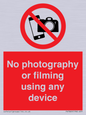 PV7869: No photography or filming using any device
