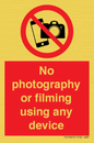 PV7869: No photography or filming using any device