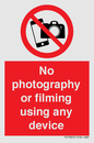 PV7869: No photography or filming using any device