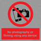 PV7869: No photography or filming using any device