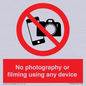 PV7869: No photography or filming using any device