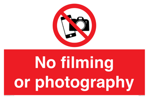PV7870: No filming or photography