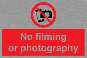 PV7870: No filming or photography