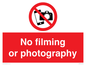 PV7870: No filming or photography