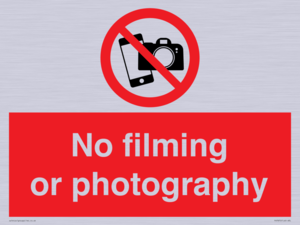 PV7870: No filming or photography