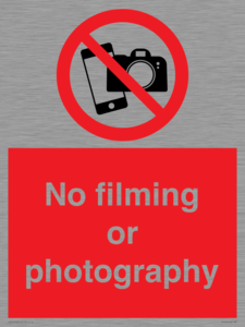 PV7870: No filming or photography