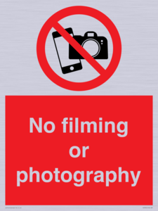 PV7870: No filming or photography