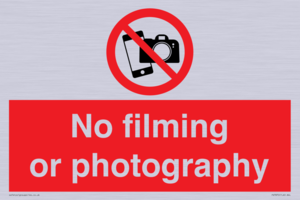 PV7870: No filming or photography