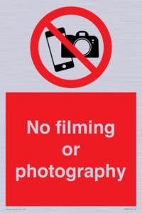 PV7870: No filming or photography