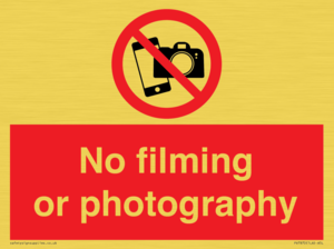 PV7870: No filming or photography