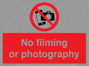 PV7870: No filming or photography