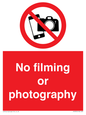 PV7870: No filming or photography