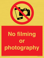 PV7870: No filming or photography