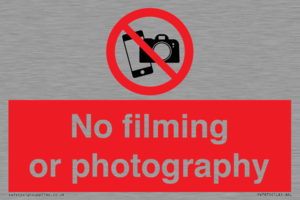 PV7870: No filming or photography