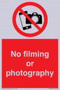PV7870: No filming or photography
