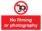 PV7870: No filming or photography