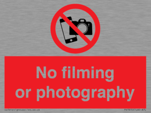 PV7870: No filming or photography