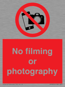 PV7870: No filming or photography