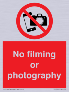 PV7870: No filming or photography