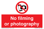 PV7870: No filming or photography