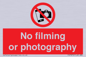 PV7870: No filming or photography