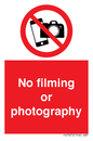 PV7870: No filming or photography