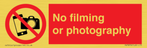 PV7870: No filming or photography