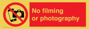 PV7870: No filming or photography