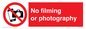PV7870: No filming or photography