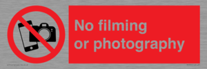 PV7870: No filming or photography