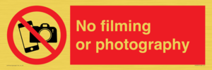 PV7870: No filming or photography